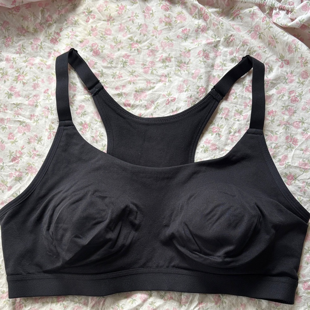 Bravado Black Racerback Support Bra- New XXL